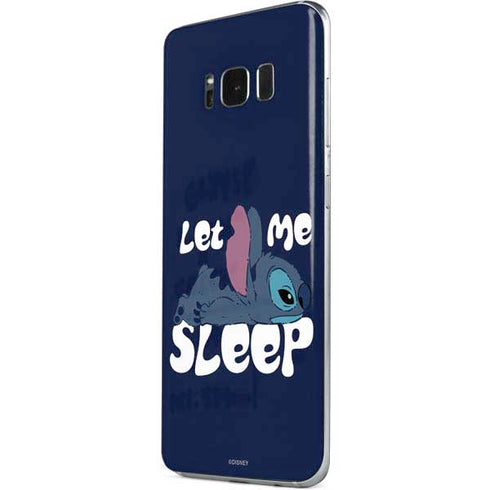 Disney Lilo and Stitch Let Me Sleep Galaxy S8 Plus Skin